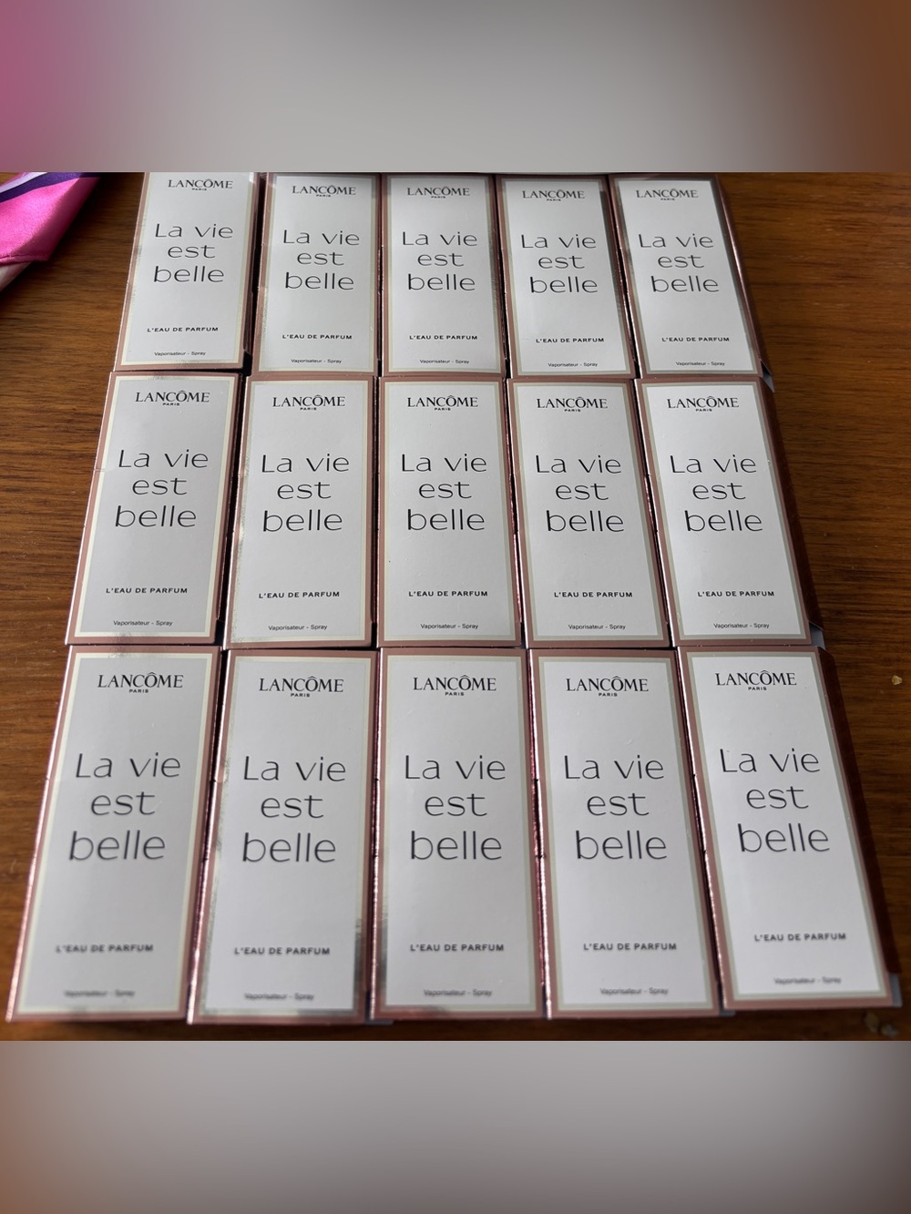 Lancôme La Vie Est Belle eau de parfum sample set 1.2ml each*15pcs=18ml